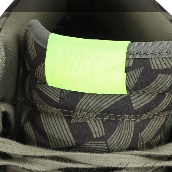 Nike Dunk Sky Hi Liberty of London OG Womens Suede Sneakers Size 8 Olive New - Picture 5 of 13